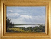 JOHN WHITNEY OIL ON LINEN, "LO