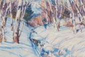JOHN WHORF (1903-1959), "BIRCH