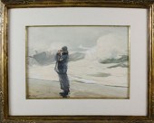 JOHN WHORF WATERCOLOR ON PAPER