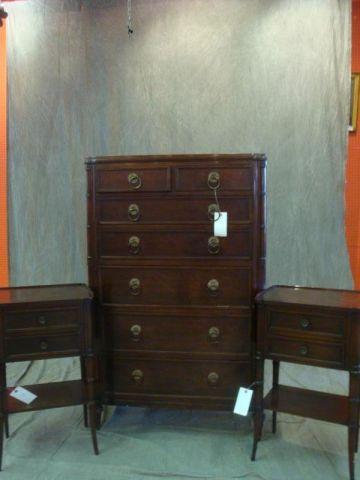 JOHN WIDDICOMB Chest & 2 End