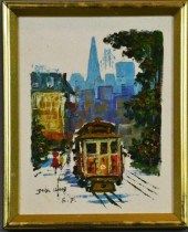 John Wong Oil Paninting On Can