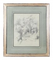 JOHN WOODSIDE, LANDSCAPE DRAWI