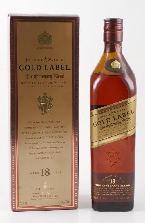 JOHNNIE WALKER GOLD LABEL 18YO
