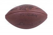 JOHNNY UNITAS SIGNED FOOTBALL
