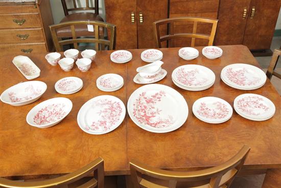 JOHNSON BROS. PINK TRANSFERWARE.