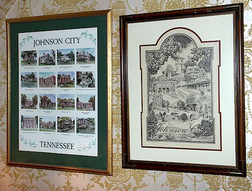 JOHNSON CITY MEMORABILIAA pair of