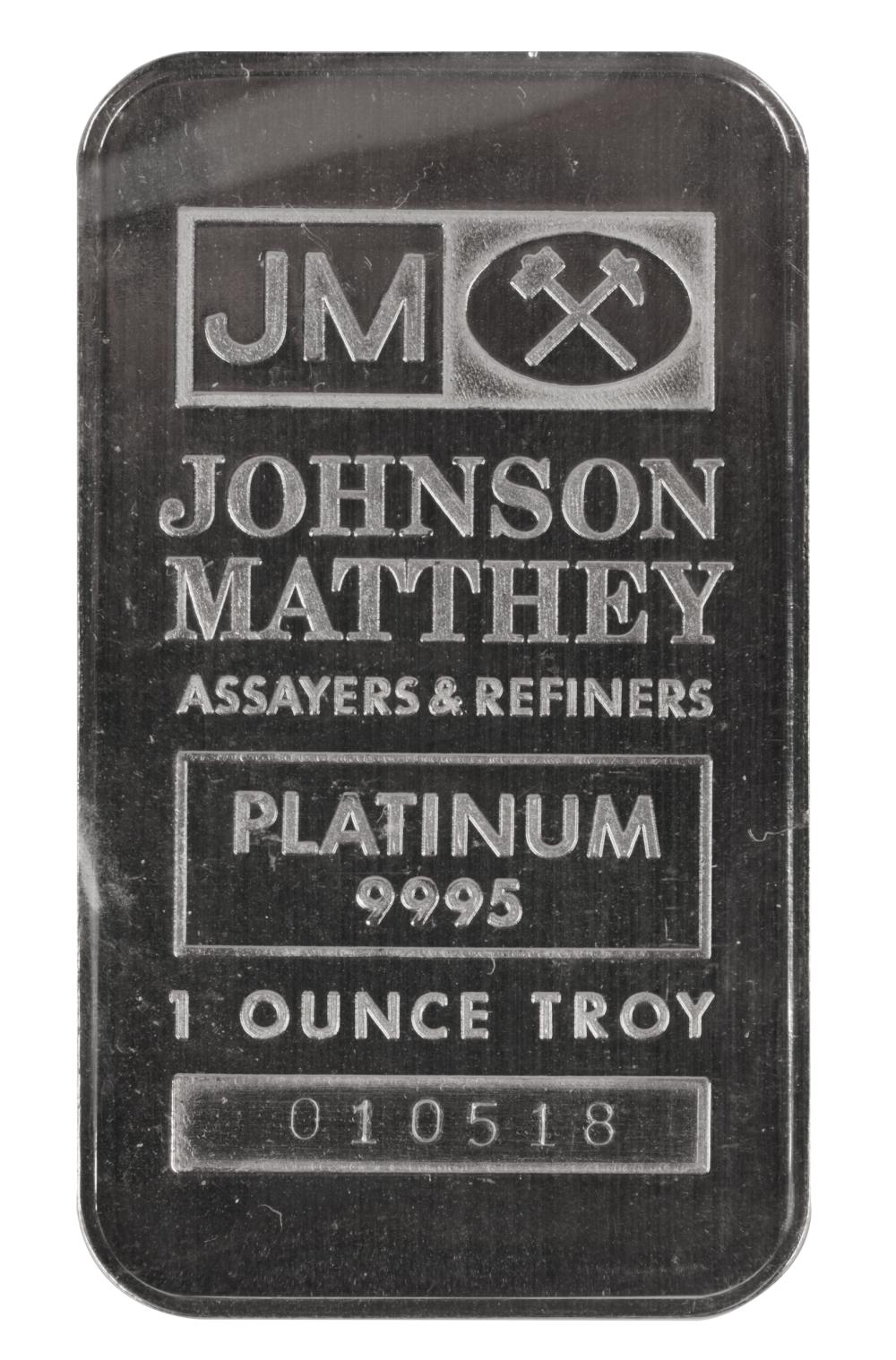 JOHNSON MATTHEW 1 OUNCE PLATINUM