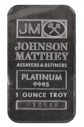 JOHNSON MATTHEW 1 OUNCE PLATIN