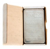 JOHNSON MATTHEY 100 OUNCE SILV