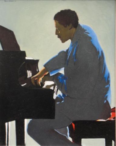 JOHNSON Oliver. 1984 Oil on