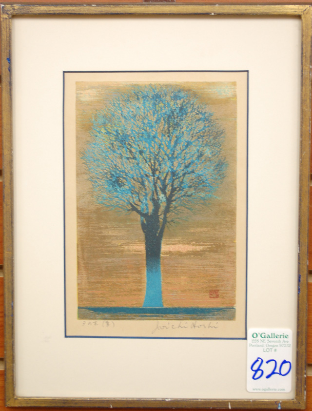 JOICHI HOSHI WOODBLOCK PRINT