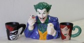 JOKER BUST COOKIE JAR W/HARLEY