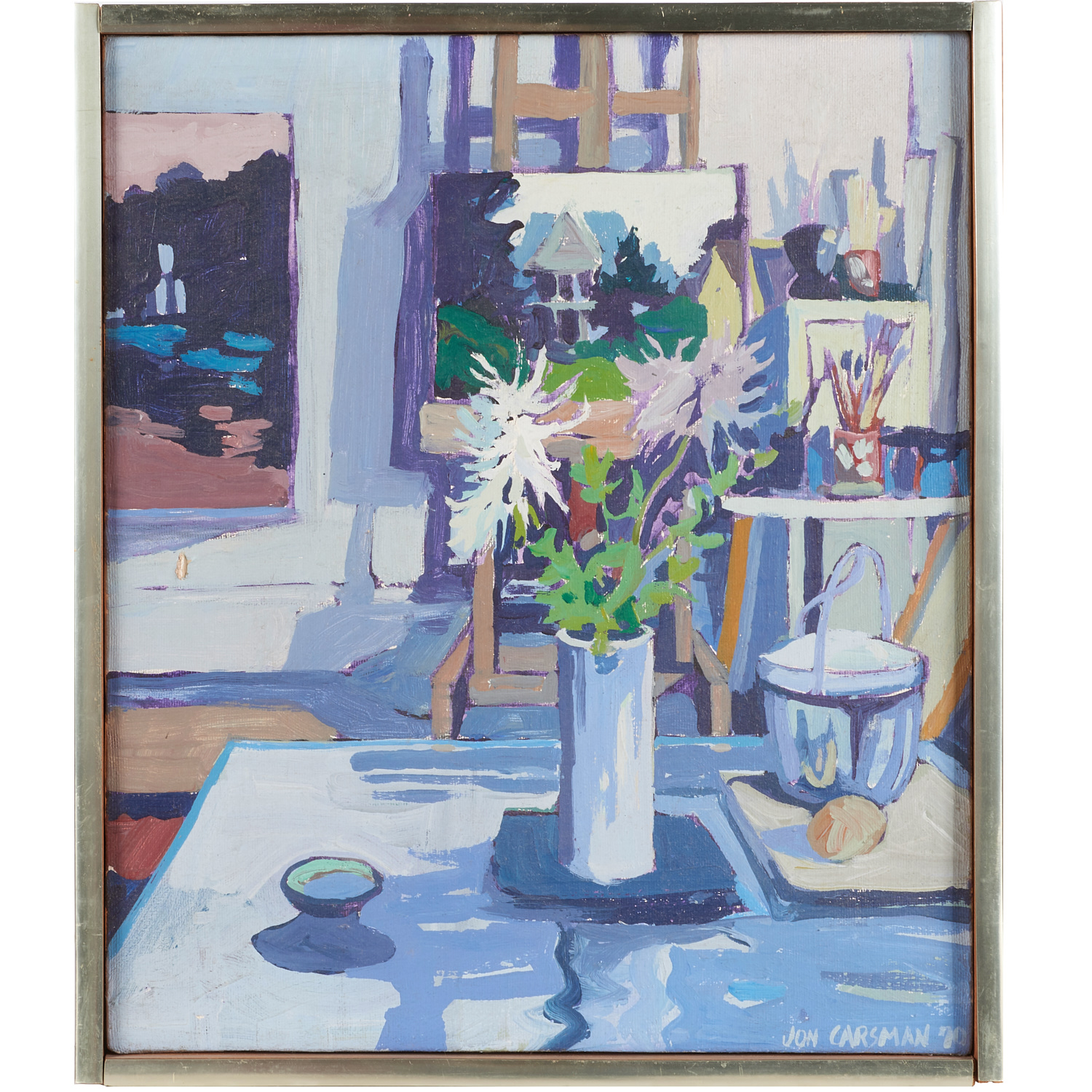 JON CARSMAN, ACRYLIC ON CANVAS,
