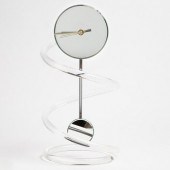 JON GILMORE SPIRAL LUCITE CLOC