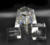 JON KUHN GLASS PAPERWEIGHT PLU