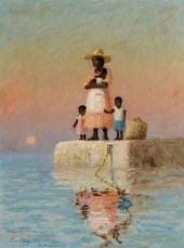 JON LEGERE SEASCAPE, MOTHER W/