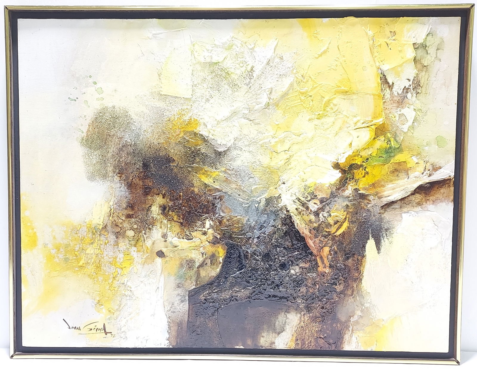 JONAS GERARD ABSTRACT IMPASTO OIL