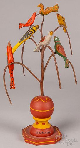 JONATHAN BASTIAN CARVED AND PAINTED