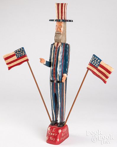 JONATHAN BASTIAN CARVED AND PAINTED
