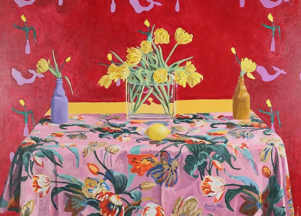 JONATHAN PHILLIPS OIL ON CANVAS