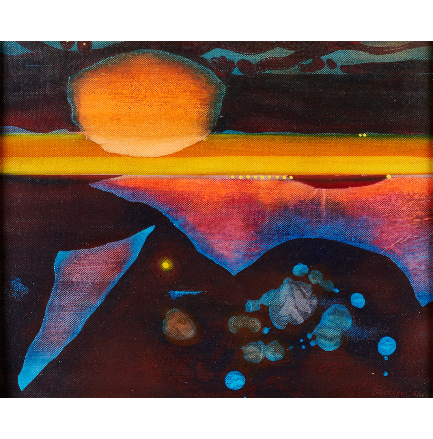 JORGE DAMIANI, OIL ON CANVAS,