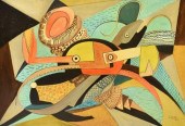 JORGE LOYEZ MODERNIST CUBIST A