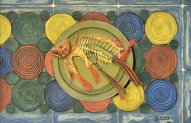 JORGE LOYEZ MODERNIST FISH MIXED