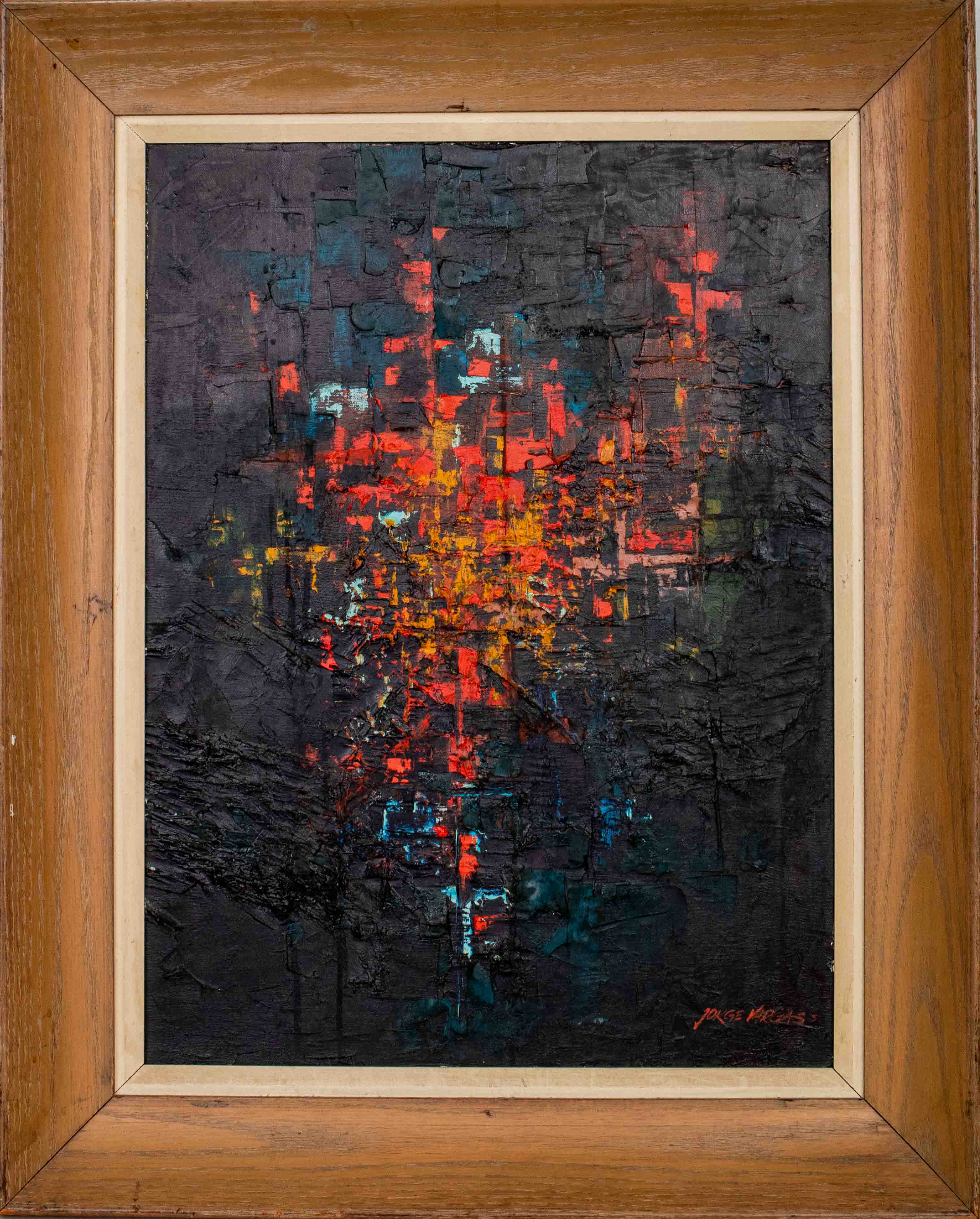 JORGE VARGAS ABSTRACTION OIL ON