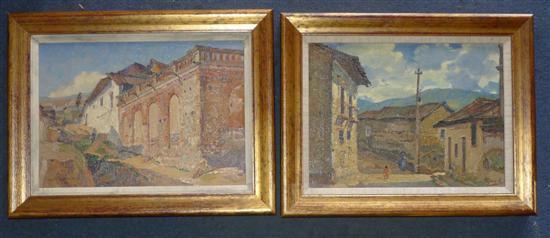 Jos? Yepez Arteaga (1898-?) pair of