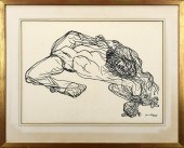 JOSE C. OROZCO INK DRAWING Jos