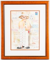 JOSE CHIU, "MAN W/NUMBERS,"  P