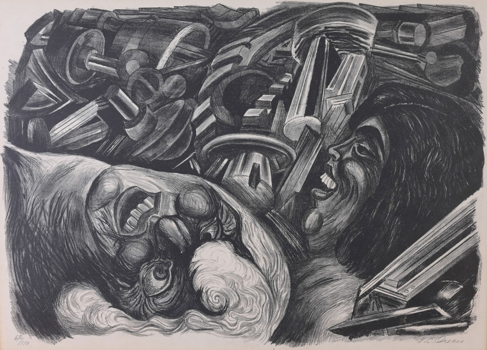 JOSE CLEMENTA OROZCO "TWO HEADS