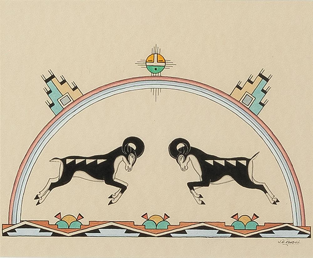 JOSE D. ROYBAL [OQUWA], UNTITLED