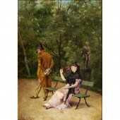 JOSE DE CALA MOYA, OIL ON PANE
