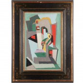JOSE DE CREEFT, GOUACHE ON PAP