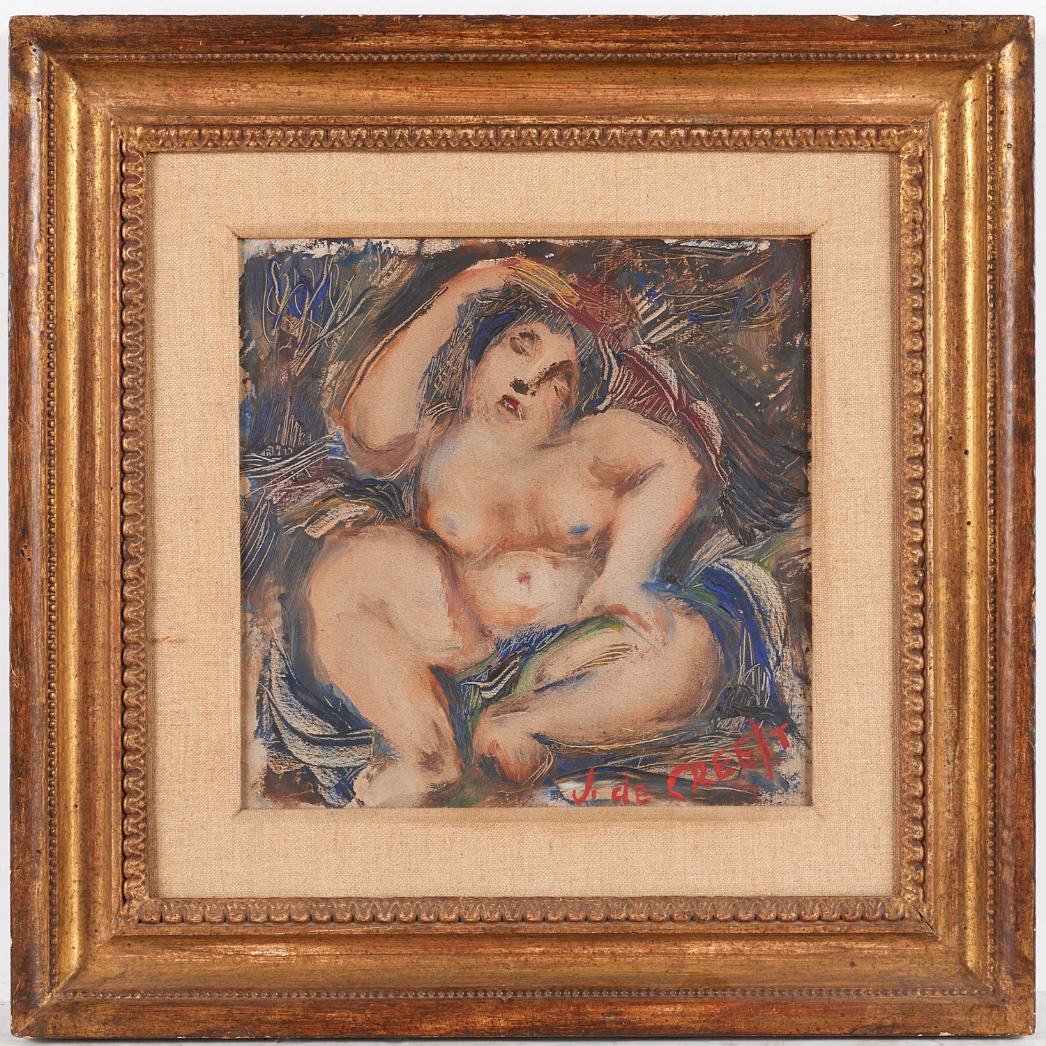 JOSE DE CREEFT, OIL ON BOARD Jose