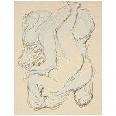 JOSE DE CREEFT, TEMPERA ON PAP
