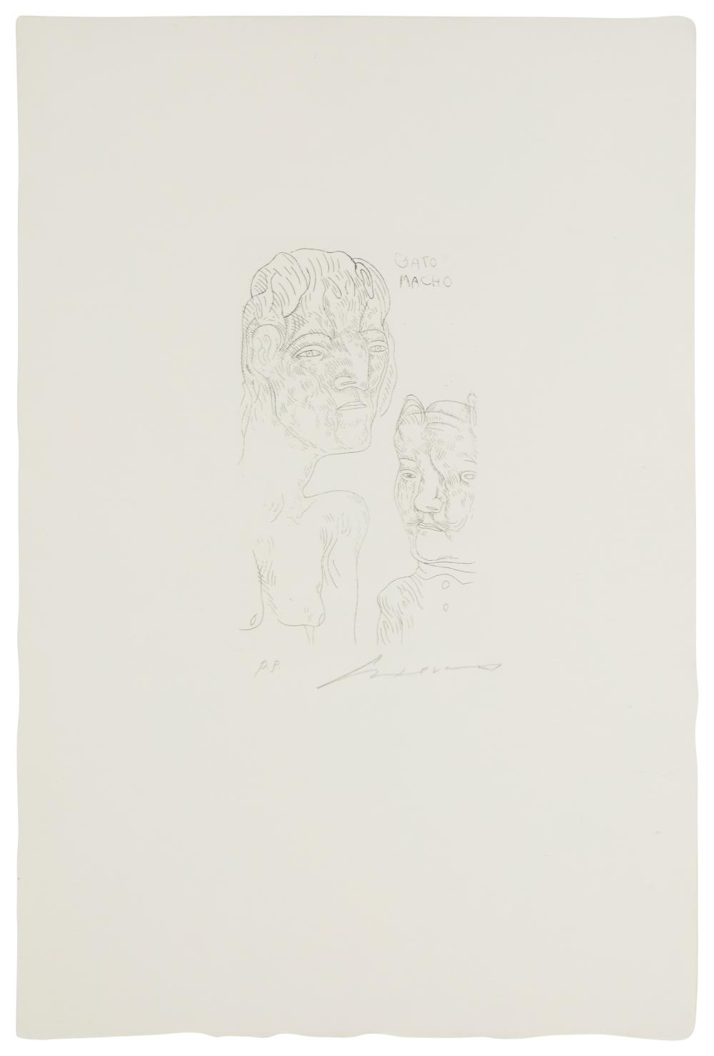 JOSE LUIS CUEVAS (1934-2017), "GATO