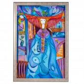 JOSE MIJARES. WOMAN IN INTERIO