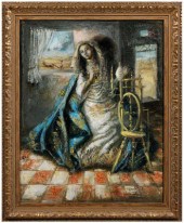 Jose Mitjans Pico painting (Sp