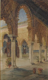 JOSE MONTENEGRO CAPPELL OIL ON