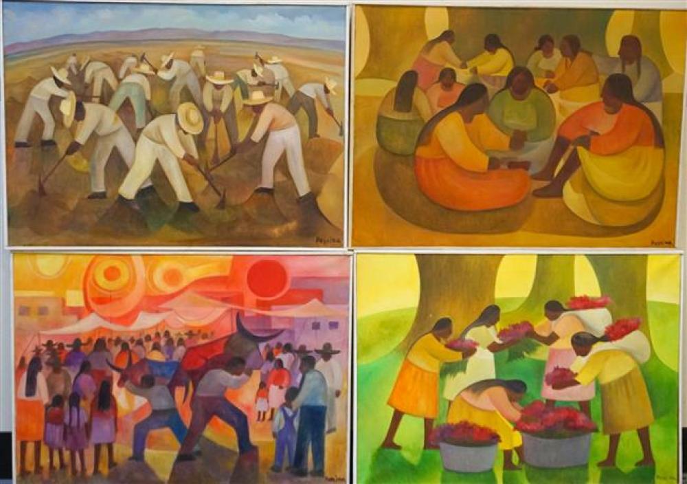 JOSE PESCINA (MEXICAN), MEN WORKING