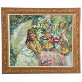 JOSE ROYO. WOMAN WITH UMBRELLA