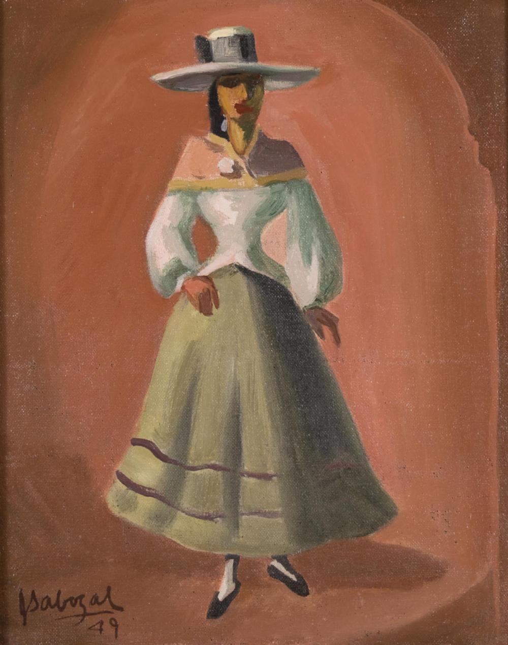 JOSE SABOGAL DIEGUEZ OIL ON