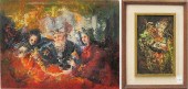 JOSE SALAZAR TWO OILS ON CANVA