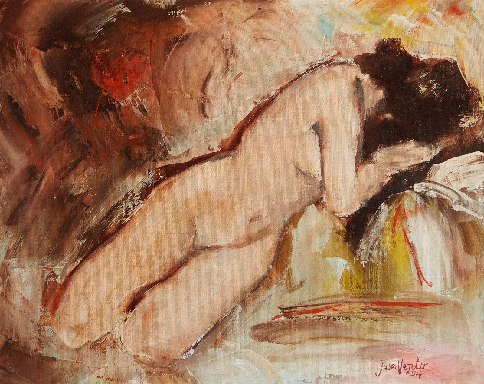 JOSE VENTO, RECLING NUDE,