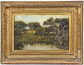 JOSE WEISS, "A WOODED POOL," O