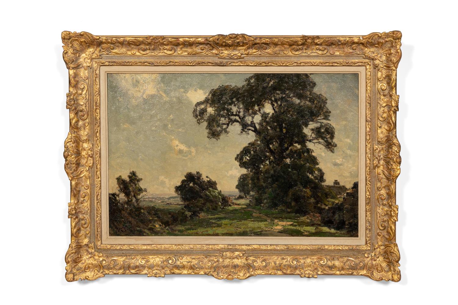 JOSE WEISS, RURAL LANDSCAPE, FRAMED