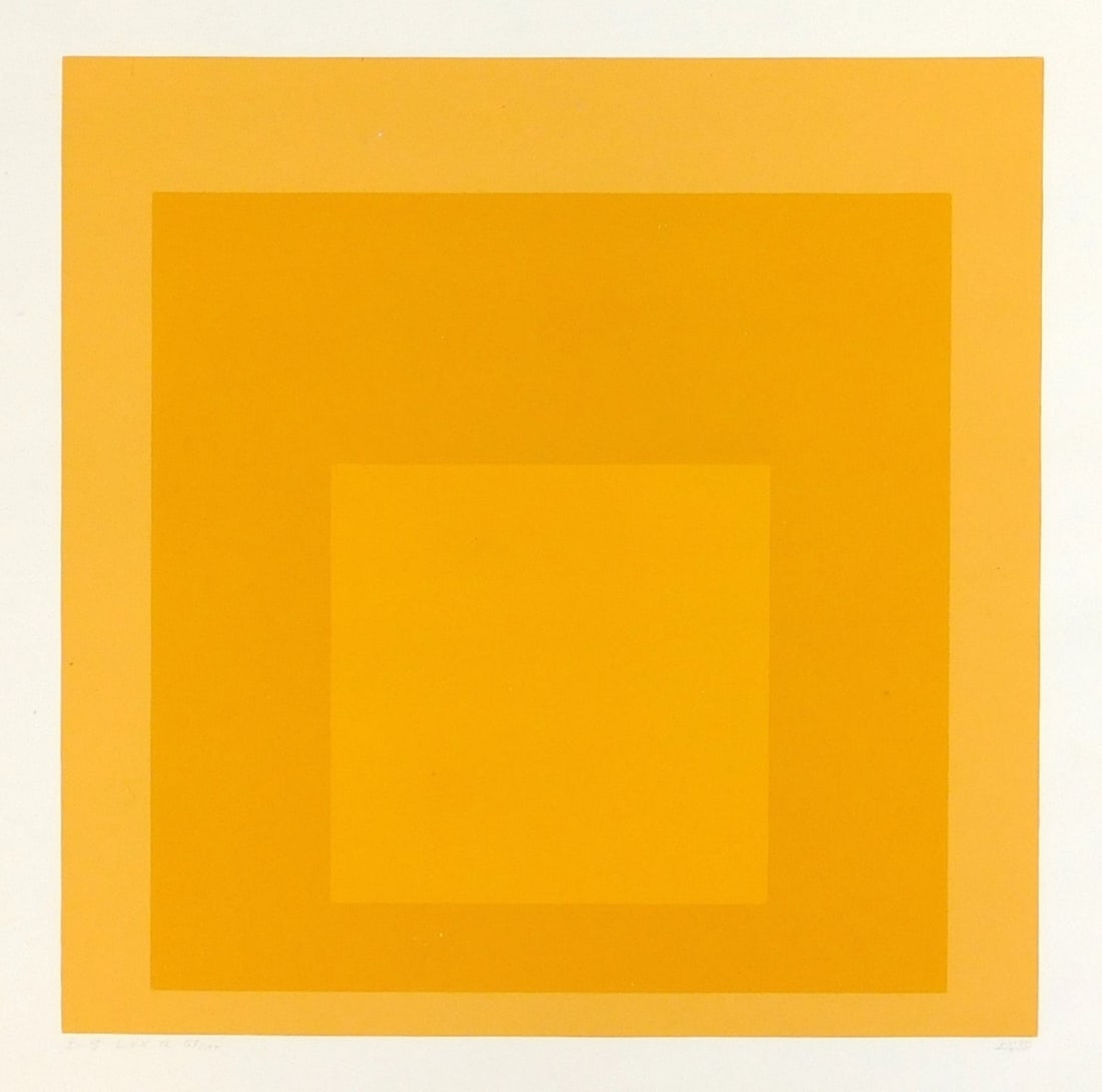 JOSEF ALBERS (1888-1976), "I-S