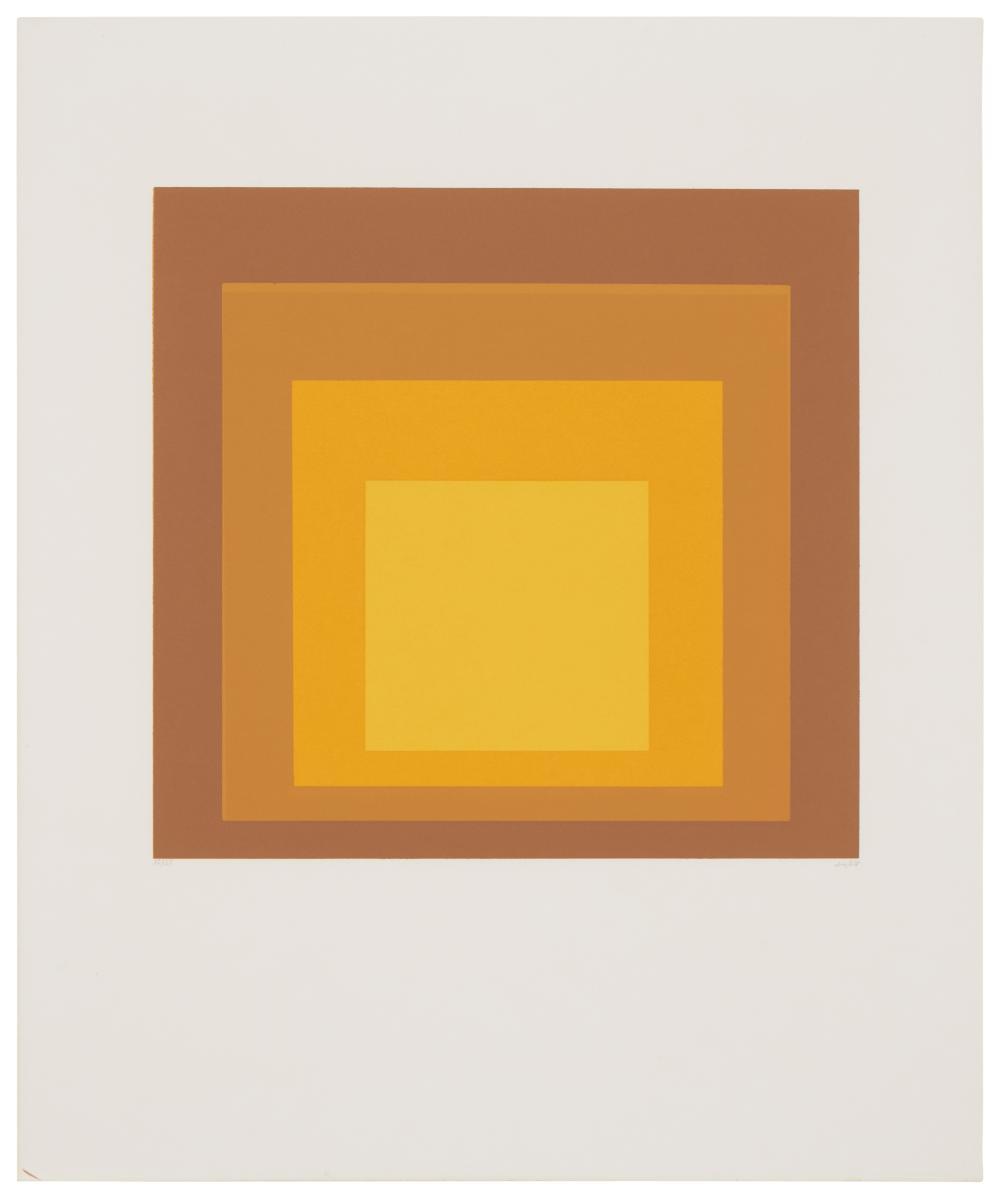JOSEF ALBERS (1888-1976), ONE PLATE